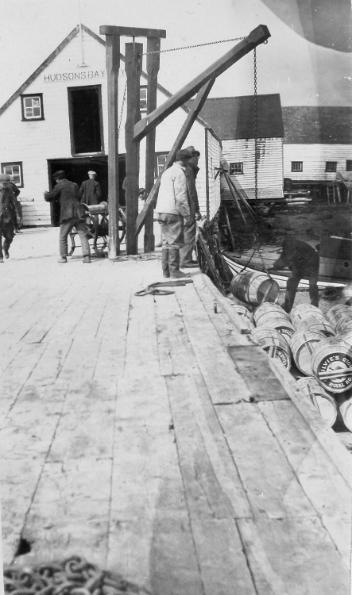 Transporting supplies at Cartwright, Labrador, NL, 1922