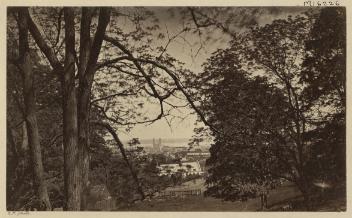 Montreal from the Top of University Street, Montreal, QC, about 1865