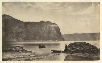 Cape Trinity, Saguenay River, QC., about 1868
