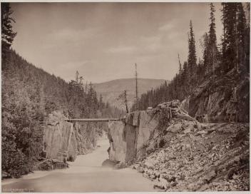 Gates of the Beaver River, BC, about 1885