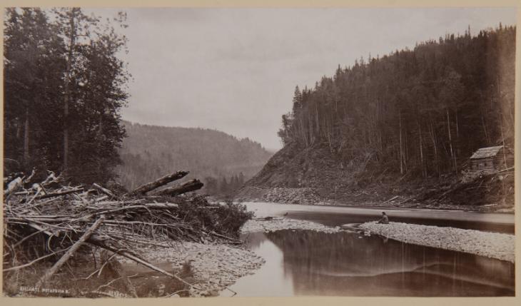 Porte de l'Enfer, rivière Matapédia, QC, vers 1865