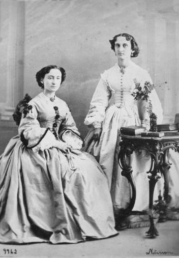 Misses Whitlock and Desjardins, Montreal, QC, 1863