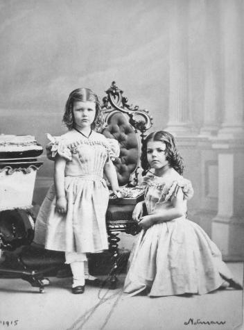 Misses Georgie and Maggie Brydges, Montreal, QC, 1864
