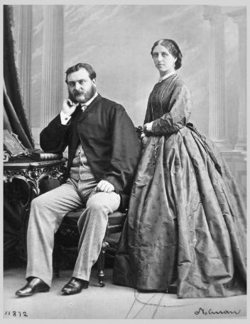 J. Phillips et une dame, Montréal, QC, 1864