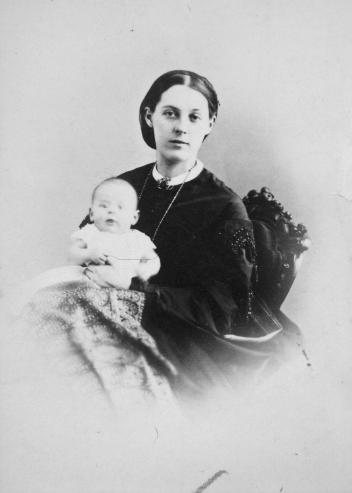 Mrs. Stuart and baby, Montreal, QC, 1864