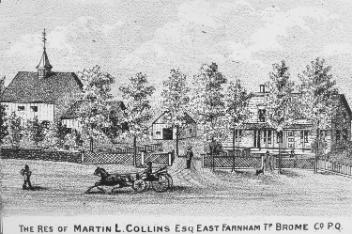 Résidence de M. Martin L. Collins, comté de Brome, Québec