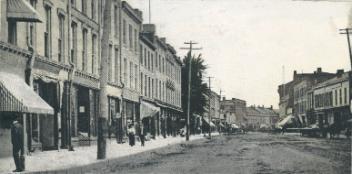 Rue St. Paul, St. Catharines, Ont., vers 1903