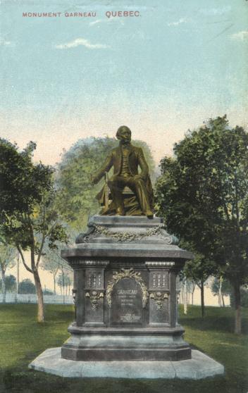François Xavier Garneau Monument, Quebec City, QC, about 1910
