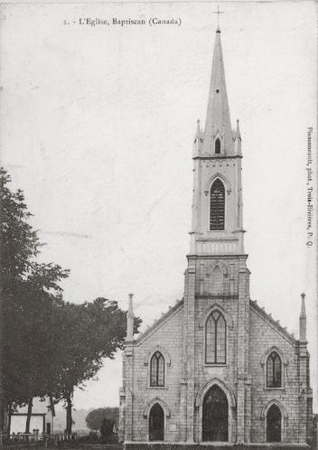 Église Saint-François-Xavier-de-Batiscan, Batiscan, QC, vers 1910