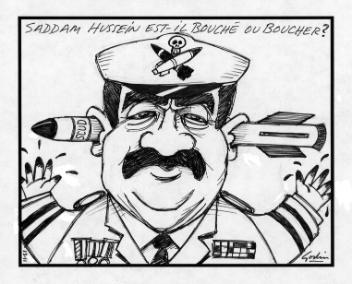 Saddam Hussein, stupid or stuffed?