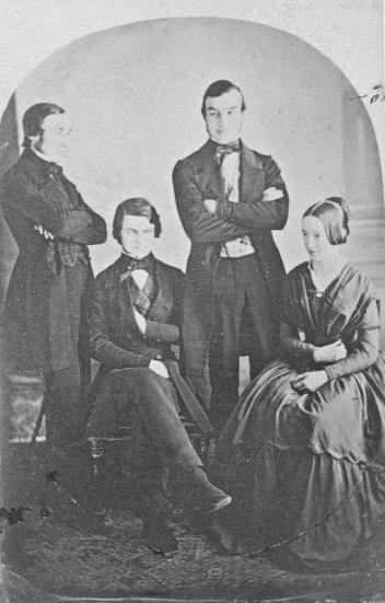 Archibald and Frothingham family group, about 1845, copied in 1873