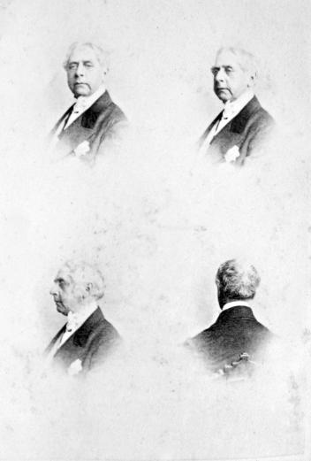 Quatre portraits d'un homme, copie réalisée pour Alfred Seymour, 1865