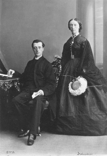 Rev. G. H. Parker and wife, Montreal, QC, 1866