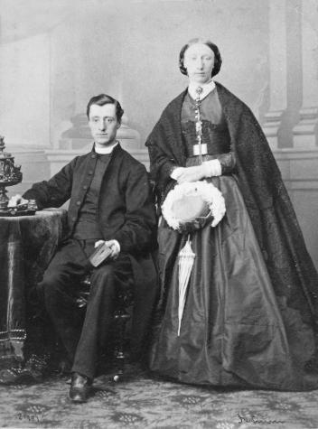 Rev. G. H. Parker and lady, Montreal, QC, 1866