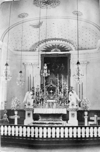 Intérieur du couvent des Soeurs Grises, Montréal, QC, 1867