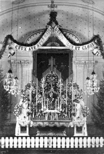 Altar at Grey Nun's Church, Montreal, QC, 1867