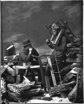 Bûcherons canadiens, Montréal, QC, 1866