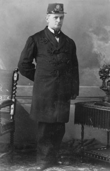 Chief Hercule Paradis, chief of police, Montreal, QC, 1882