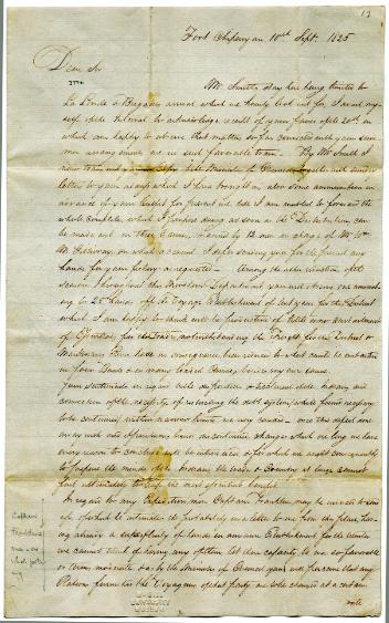 Letter from James Keith to Robert McVicar regarding the world of the fur trade
