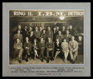 International Brotherhood of Magicians, Cercle 11, Detroit, Michigan, 1929
