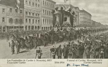 Les funérailles de Sir George-Étienne Cartier, Montréal, QC, 1914