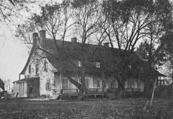 La maison de Sir George-Étienne Cartier, Saint-Antoine, QC, avant 1906