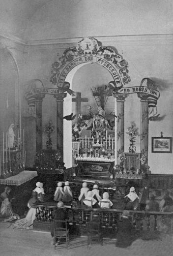 Interior, Church at Grey Nunnery, Montreal, QC, 1867