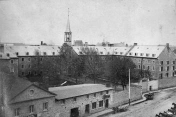Couvent des Soeurs Grises, rue d'Youville, Montréal, QC, 1867