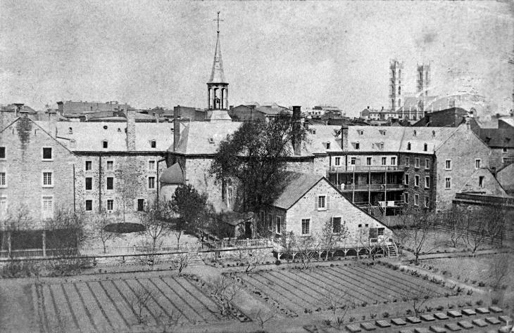 Jardin potager, couvent des Sœurs grises, Montréal, QC, 1867