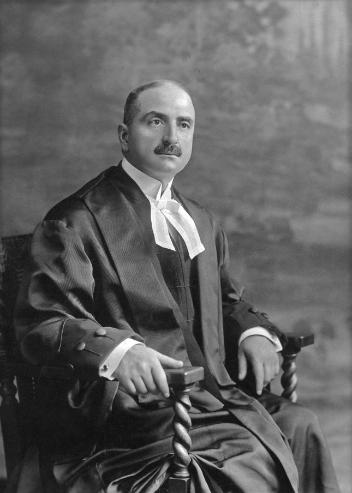 Gustave Perrault in his robes, Quebec, QC, 1921 ?