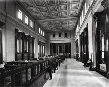 Intérieur de la Banque de Montréal, QC, 1905