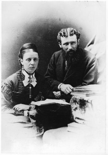 Dr William Bell Malloch et une dame, Montréal, QC, 1872