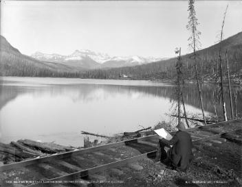 Kicking Horse Lake looking east, Hector, BC, 1887