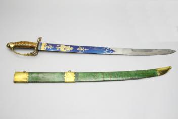 Ce sabre basé sur le modèle de l'armée anglaise 1803, servit d'arme aux officiers supérieurs de l'armée américaine durant la guerre de 1812.