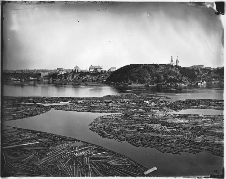 Allingues, rivière des Outaouais, Ont., 1872