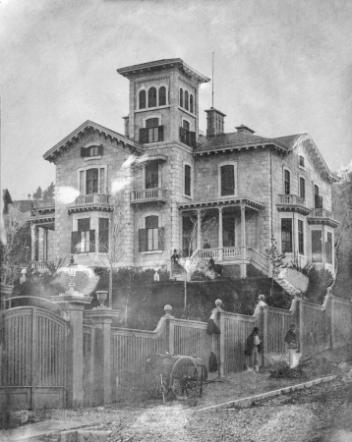 La maison Lyman, « Thornhill », rue McTavish, Montréal, QC, vers 1870
