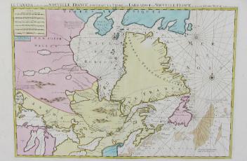 Le Canada ou Partie de la Nouvelle France contenant la terre de Labrador, la Nouvelle France, les isles de Terre Neuve, de Nostre Dame
