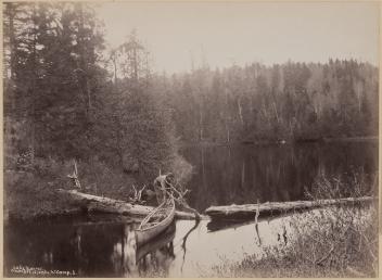 Parmi les îles du lac Monroe, QC, 1865-1870