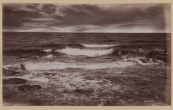 Étude de vagues, Bas-Saint-Laurent, QC, vers 1870
