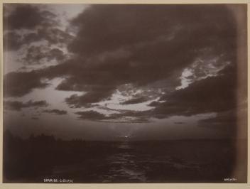 Sunrise (4:30 a.m.) over the Saint Lawrence River, QC, about 1870