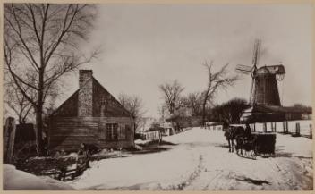 On the Lower Lachine Road (now LaSalle Boulevard), LaSalle, QC, before 1865