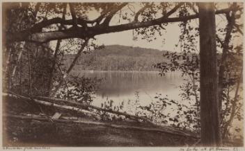 Lake, Saint Bruno Mountain, QC, before 1865