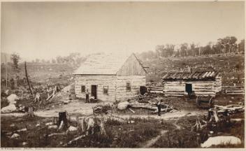 Settlement near Chatham on the Ottawa River, QC, before 1865