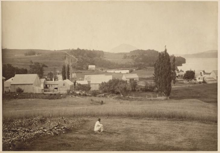 Georgeville, sur le lac Memphrémagog, QC, avant 1865