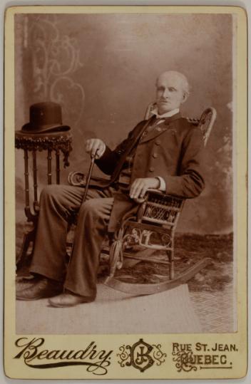 Portrait of an unidentified man, Quebec City, Quebec, 1888-1910