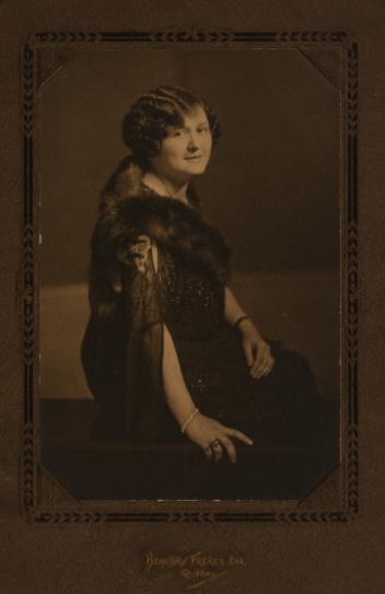 Portrait of an unidentified woman, Quebec City, Quebec, 1920-1934