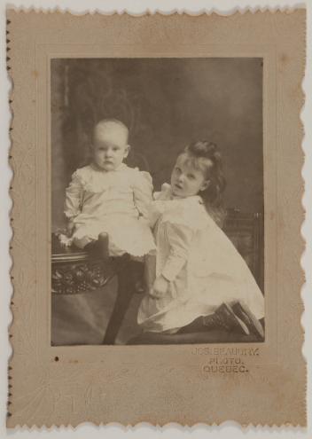 Wilfrid and Flory Duggan ?, Quebec City, Quebec, 1888-1910