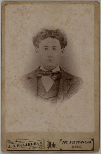 Portrait d’un homme non identifié, Québec, Québec, 1891-1934
