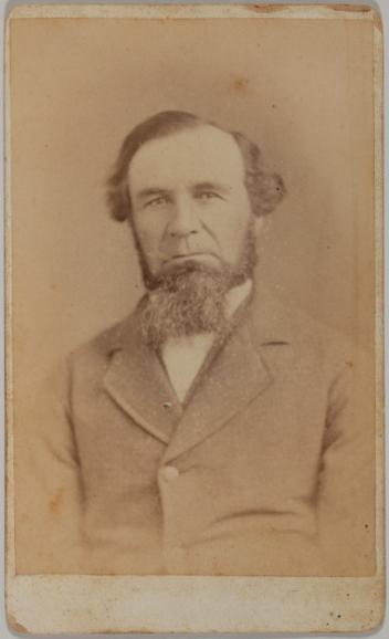 Portrait of an unidentified man, Montreal, Quebec, 1866-1882