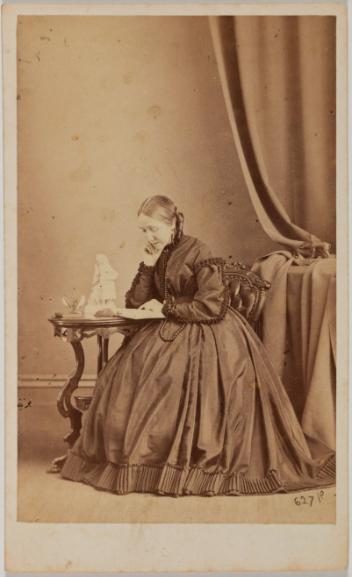 Portrait of an unidentified woman, Montreal, Quebec, 1866-1869